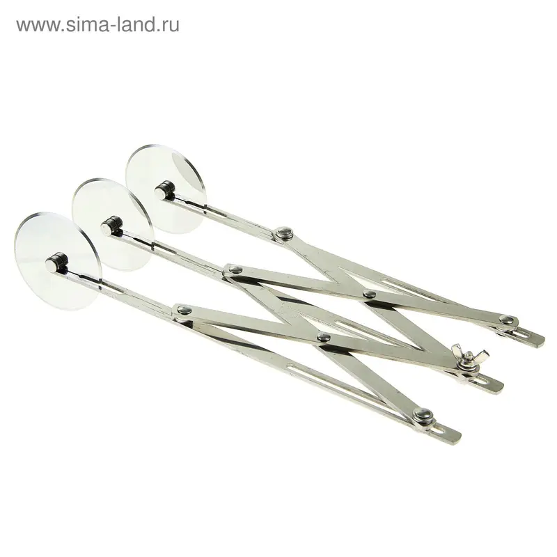 Тесторезка растяжимая 3 диска 25,5х25х5,5 см