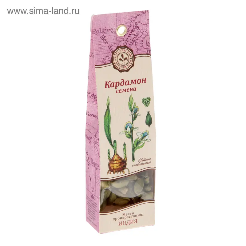 Кардамон, место произрастания Индия, 10 г