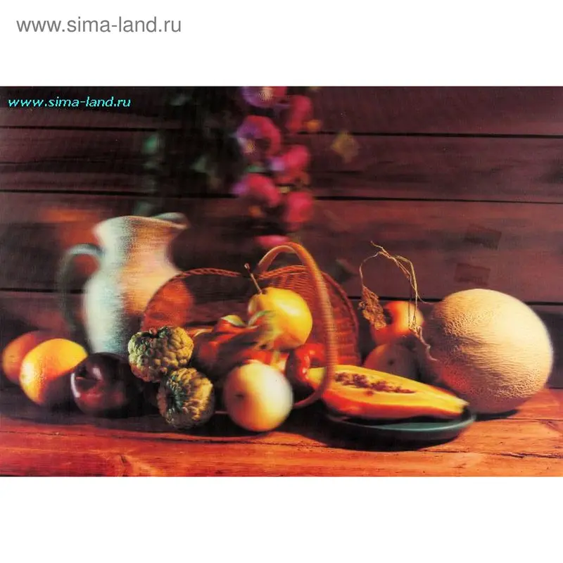 картина объемная дерево 24,5*34,5 см натюрморт