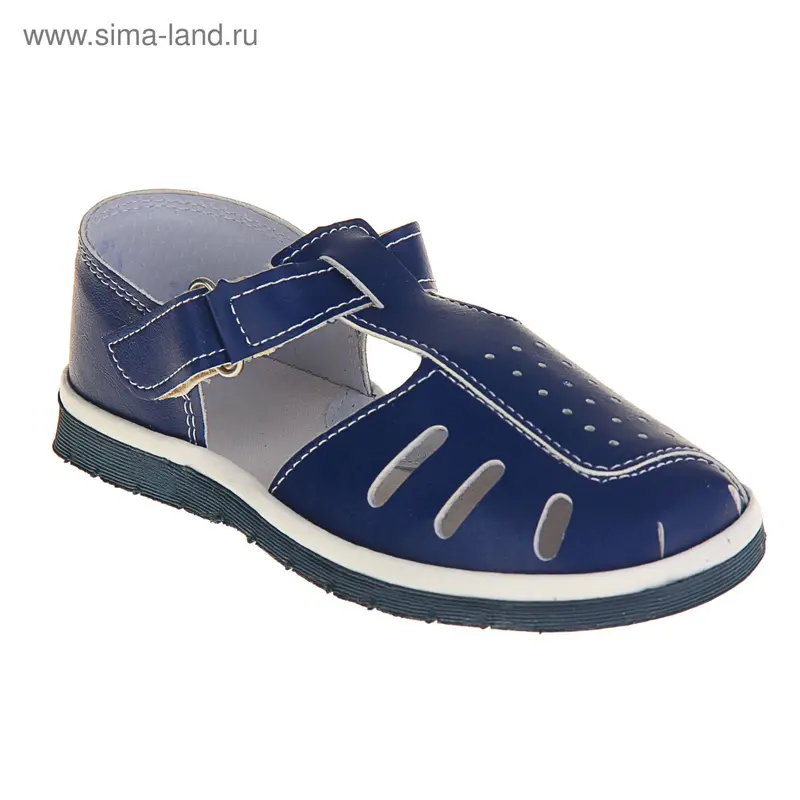 Туфли дошкольные лип. арт. 3041, синий, размер 30