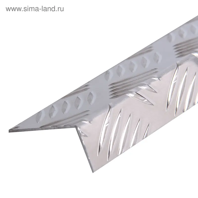 Угол алюминиевый 60*30*1,5 рифленый Квинтет 2 м