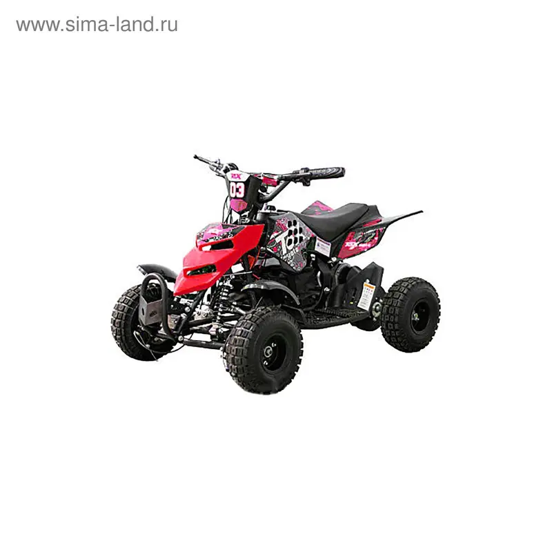 Детский электро квадроцикл МОТАХ 500W, красный