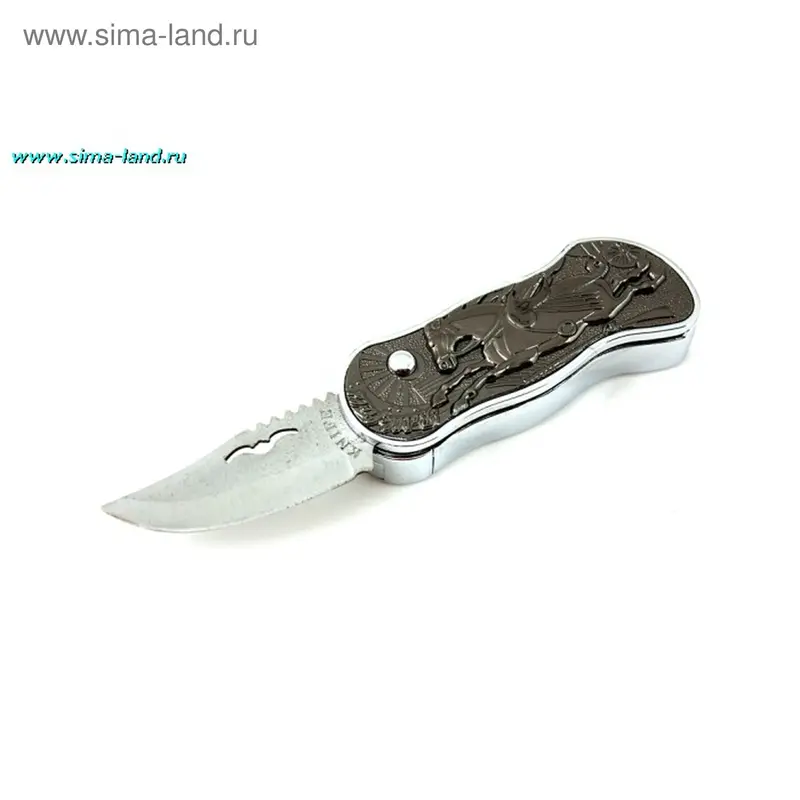 Зажигалка+нож Конь