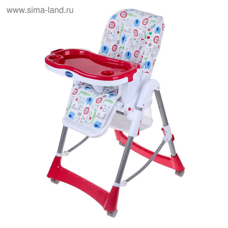Стульчик для кормления Sweet Baby Elefante Rosso