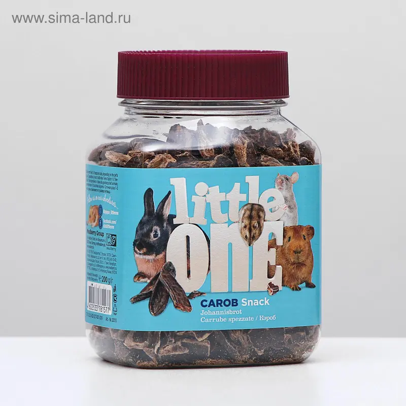Лакомство Little One "Кароб" для грызунов, 200 г