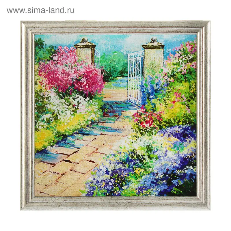 Картина Стиль СДД Калитка, 34х34 см