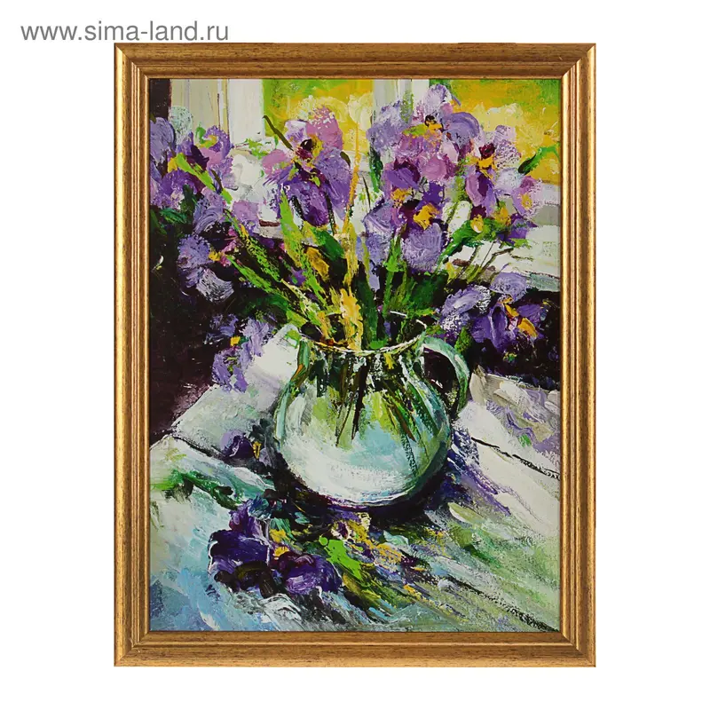 Картина Стиль СДД Ирисы, 34х44 см