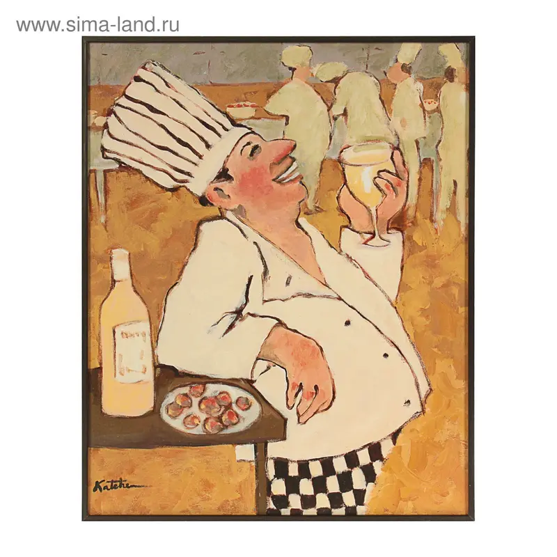 Картина "Повар 1", 40х50 см