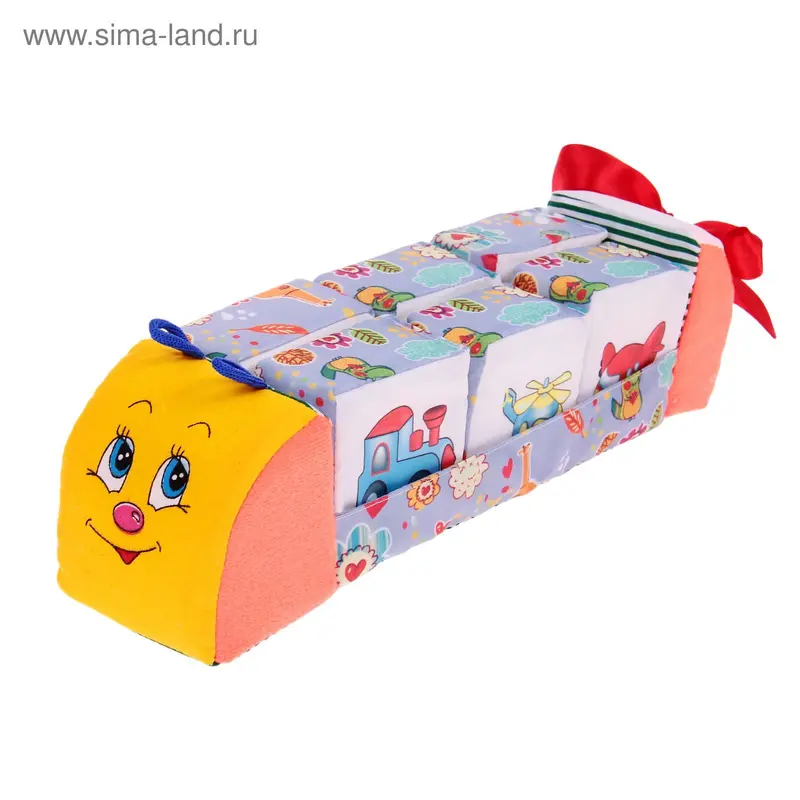 Развивающая игрушка "Параходик" с вложениям