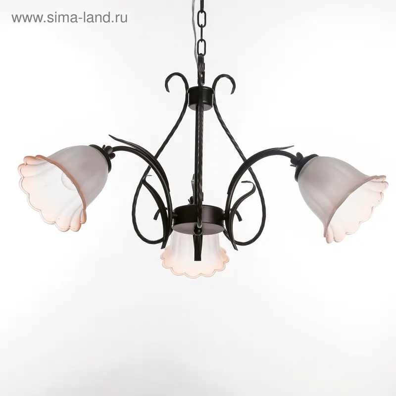 Люстра А817/3 "Флёр" Е14 40W 67х67х38 см
