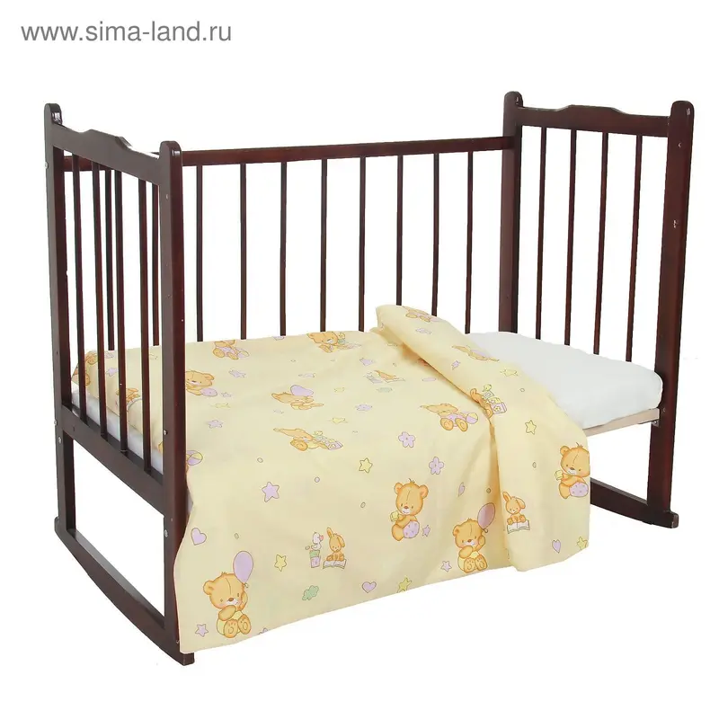 Пододеяльник детский, размер 100*118 см, принт бежевый микс 08.11