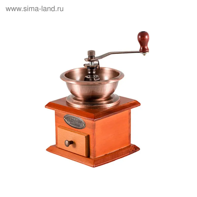 Кофемолка ручная Leya, 12,5 х 12,5 х 18,5 см