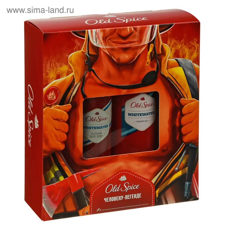 Подарочный набор Old Spice WhiteWater (дезодорант + гель для душа)