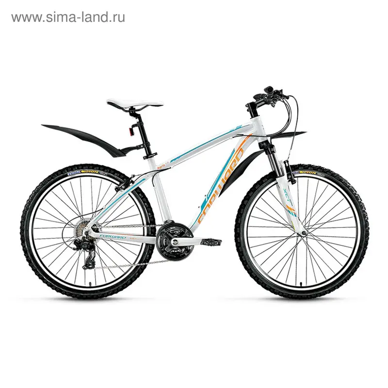 Велосипед 26" Forward Agris Lady 1.0, 2016, цвет белый, размер 17"