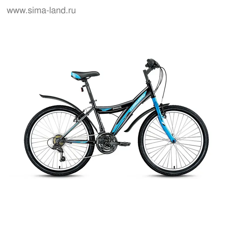Велосипед 24" Forward DAKOTA 24 1.0, 2017, цвет чёрный, размер 15"