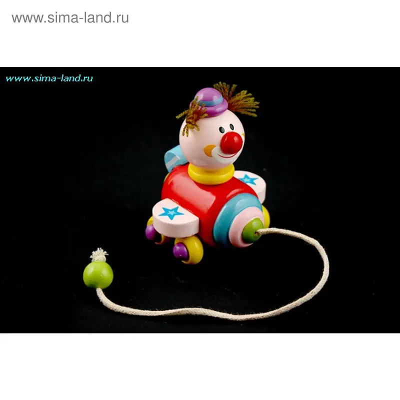 Каталка "Клоун в самолете"