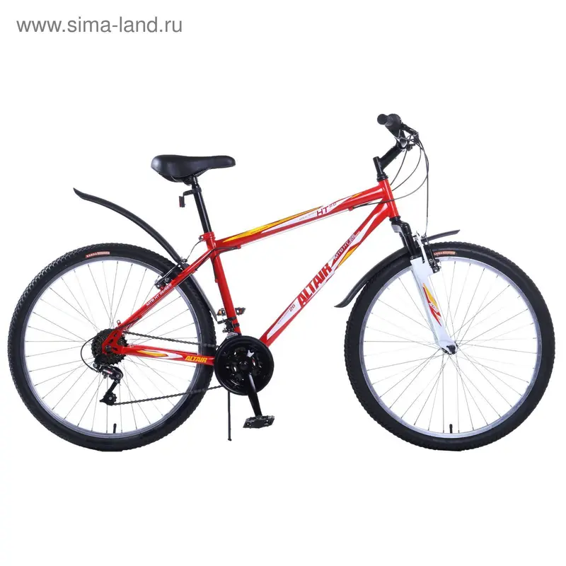 Велосипед 26" Altair MTB HT 26 2.0, 2017, цвет красный, размер 17"
