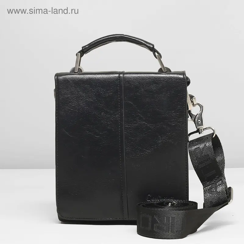 Планшет муж L-203-2, 17*4*23см, 5 отд, 2 н/кармана, регул ремень, черный
