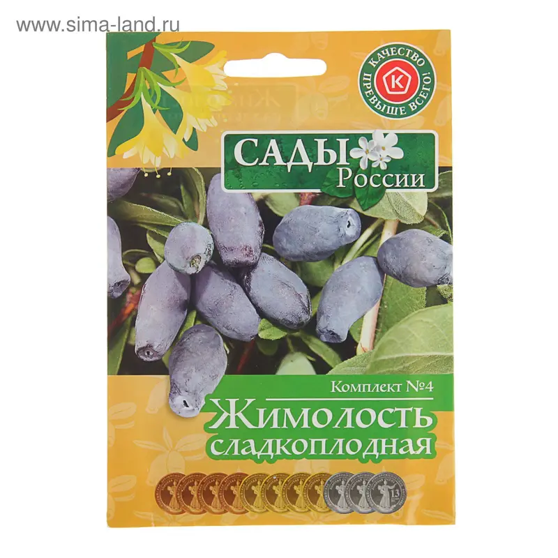 Комплект семян №4 Жимолость сладкоплодная
