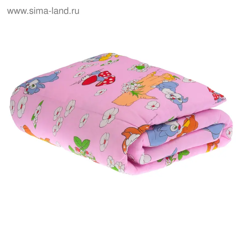 Одеяло, размер 110*140 см, цвет розовый 08402-05