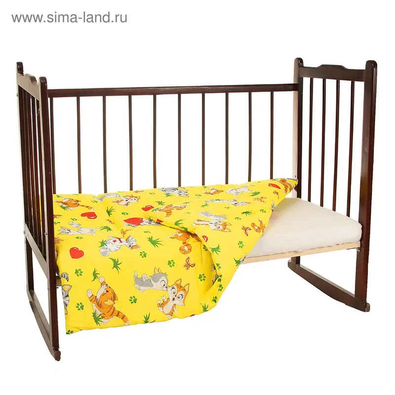 Одеяло, размер 120*120 см, цвет желтый 08403-05