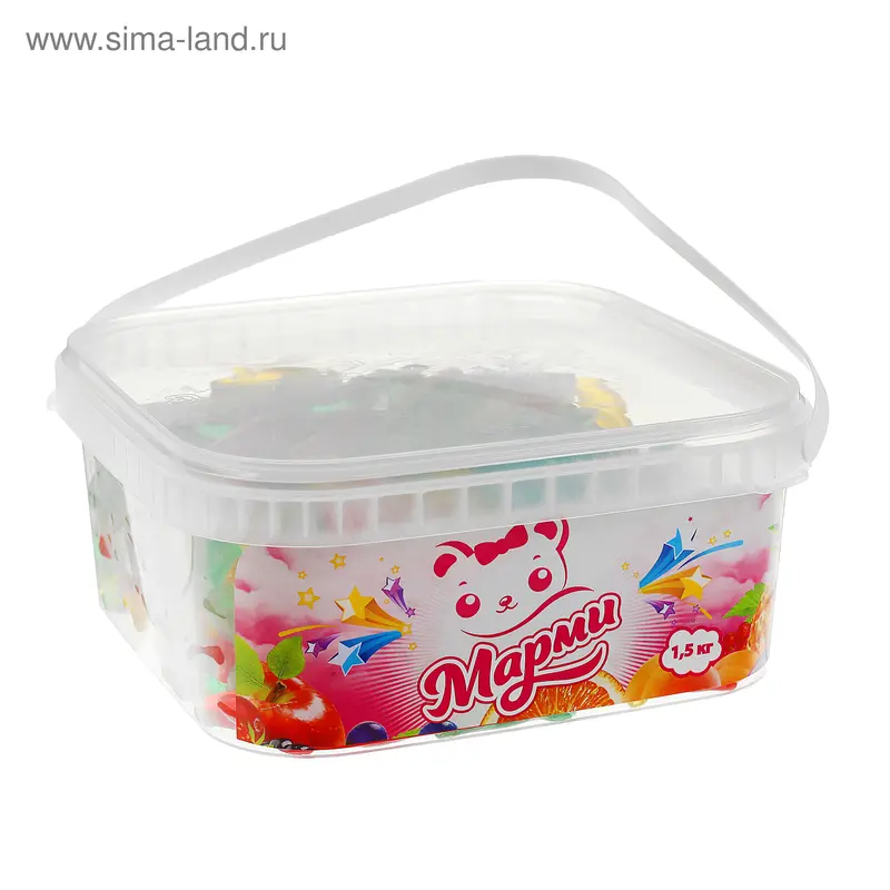 Мармелад в форме Акул ТМ "Марми", 1,5 кг