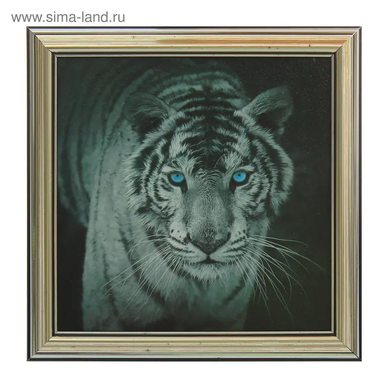 Картина "Тигр-2" 20х20 см