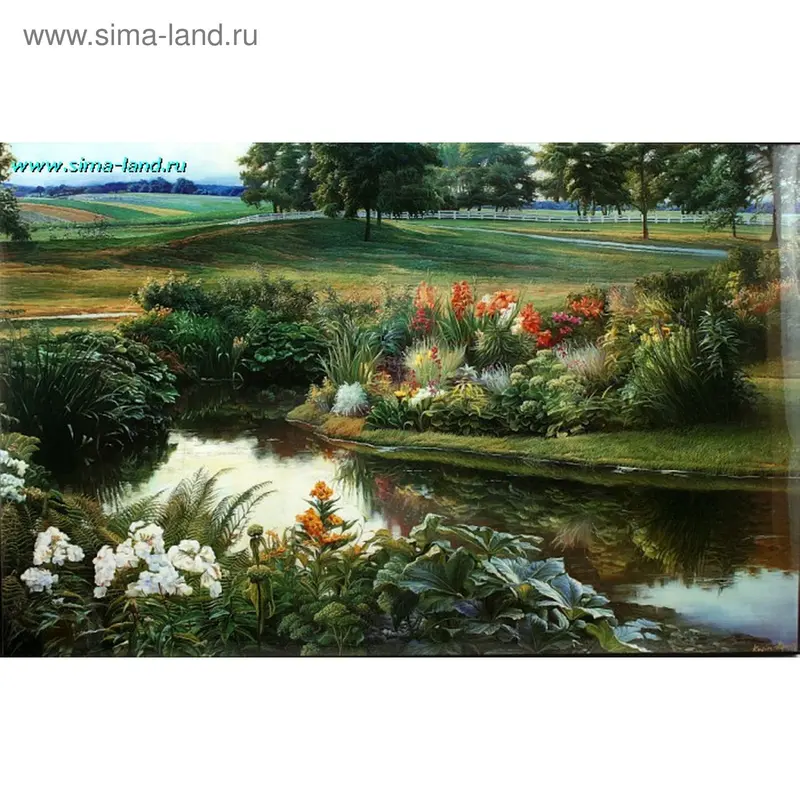картина мдф 58*90 см ручей ( бокс 6шт)