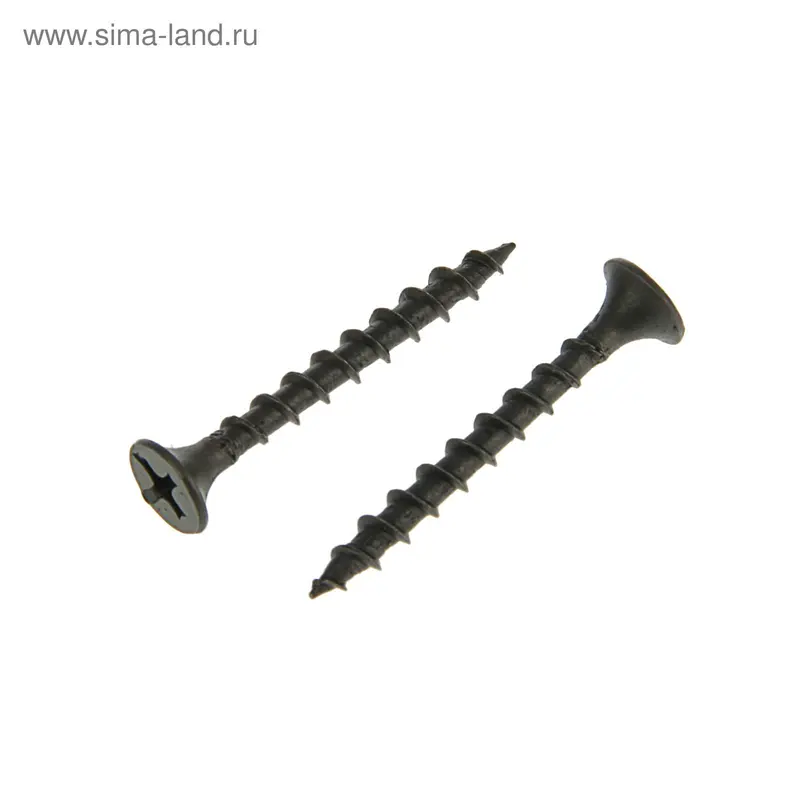 Саморезы по дереву OMAX, 3.5х35 мм, оксид, крупный шаг, 15 кг