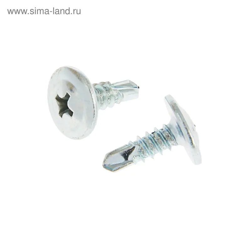 Саморезы с прессшайбой, 4.2х13 мм, сверло, цинк, 10 кг