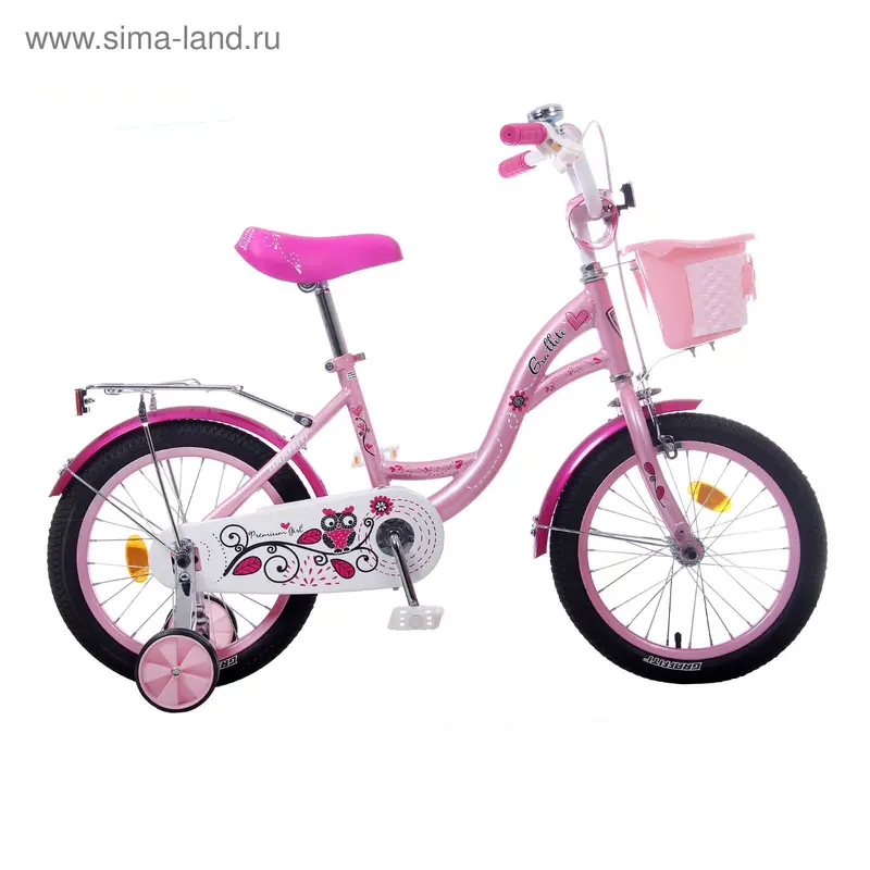 Велосипед 16" GRAFFITI Premium Girl, 2017, цвет розовый