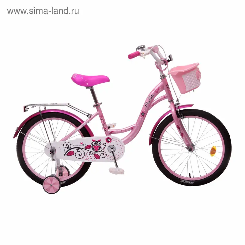 Велосипед 20" GRAFFITI Premium Girl, 2017, цвет розовый