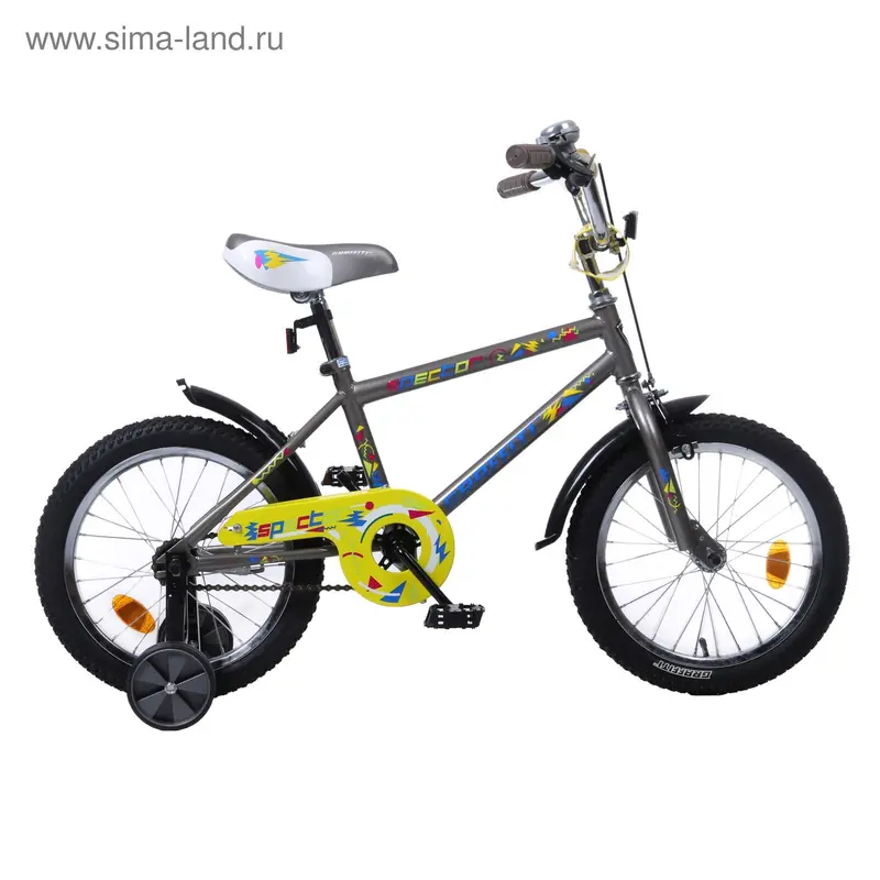 Велосипед 16" GRAFFITI Spector, 2017, цвет серый