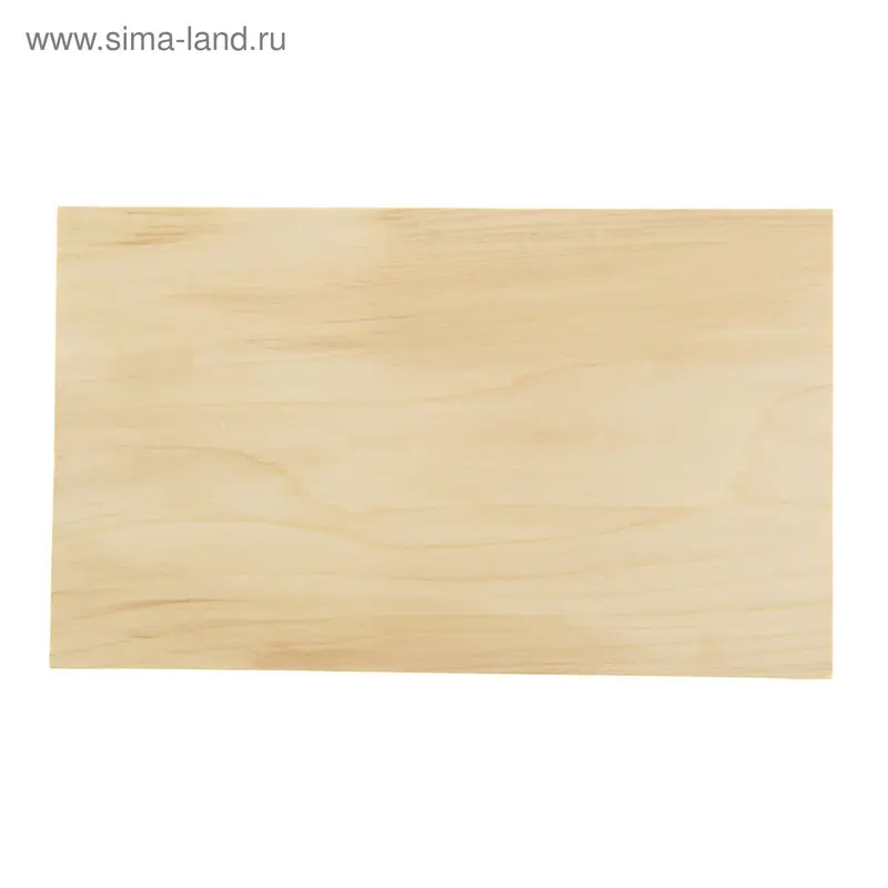 Заготовка для резьбы по дереву, липа, прямоугольная, 180×300×20 мм