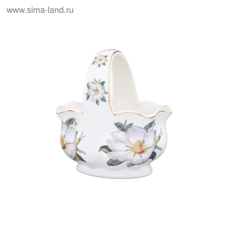 Корзинка «Белый шиповник»