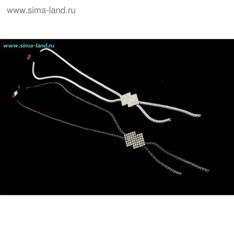 Цепочка широкая с ромбами