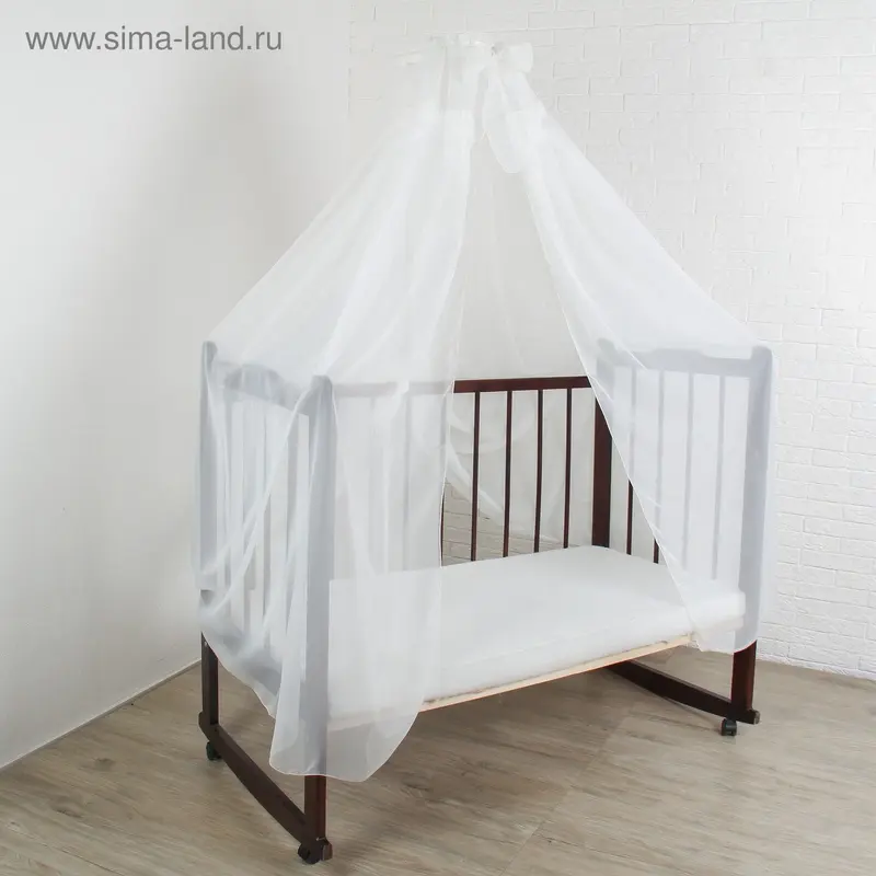 Балдахин на кроватку, размер 170*400 см, цвет экрю 5203