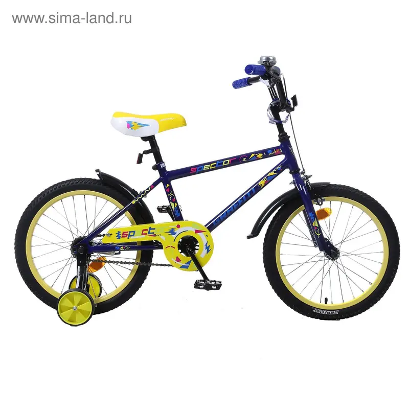 Велосипед 18" GRAFFITI Spector, 2017, цвет синий