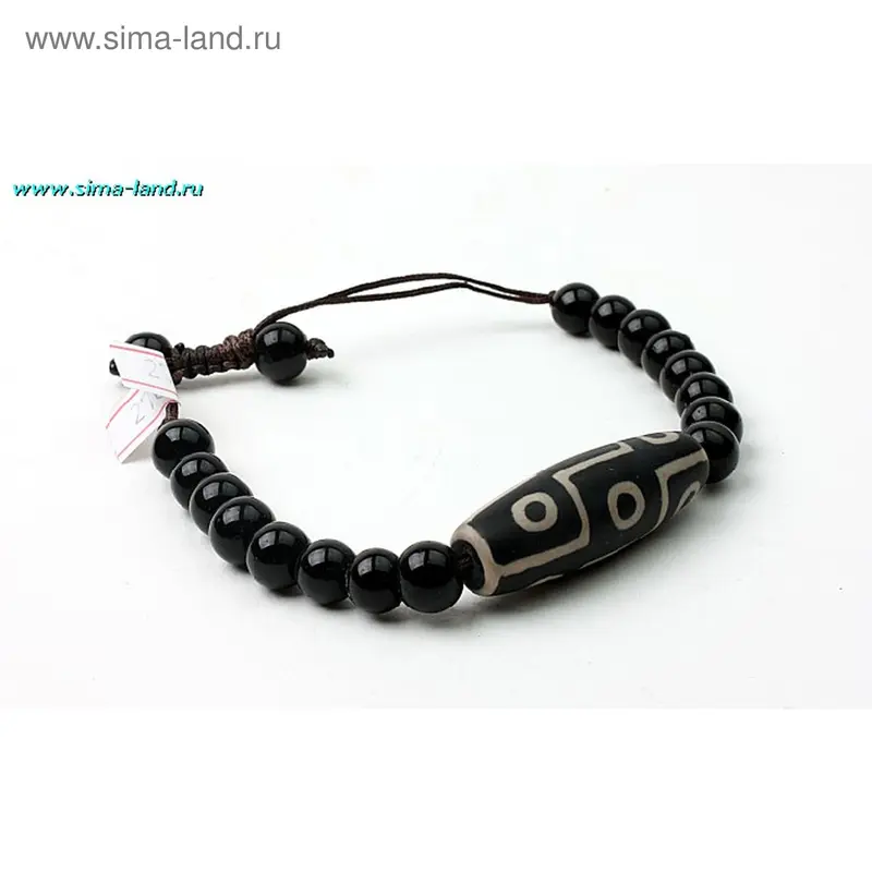 браслет с девятиглазой бусиной ДЗЫ