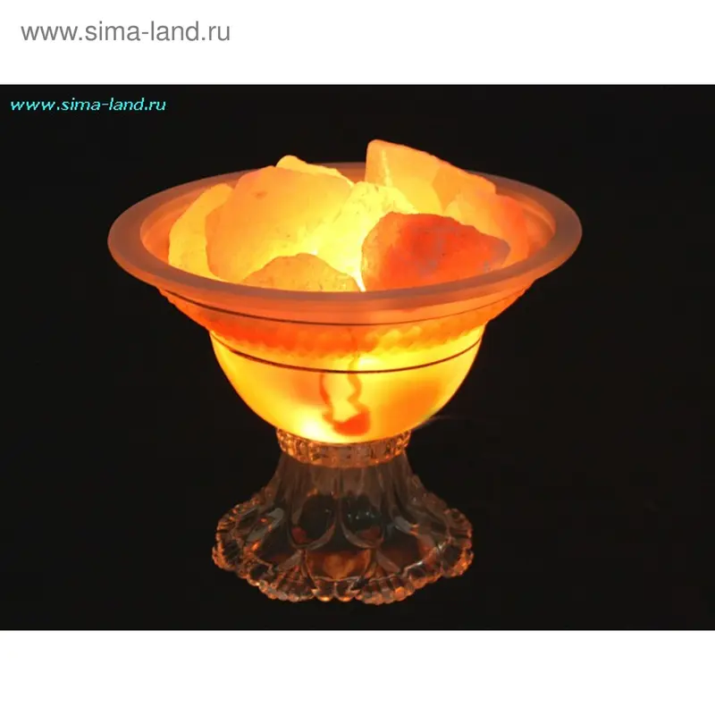 лампа солевая чаша 21*16 см (бокс 12 шт)
