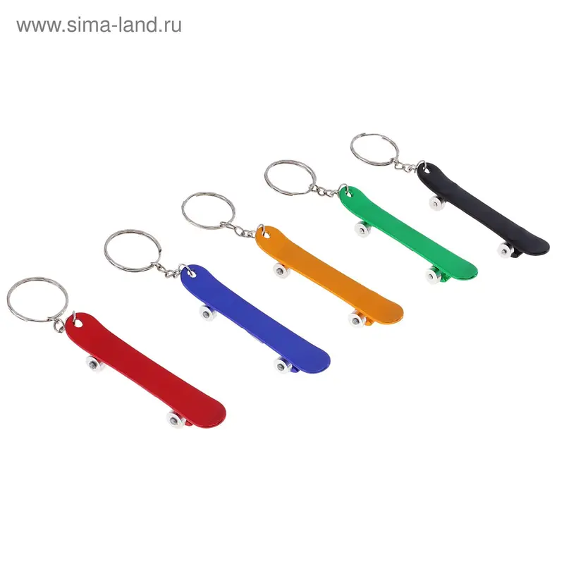 Открывашка на кольце "Скейт", МИКС