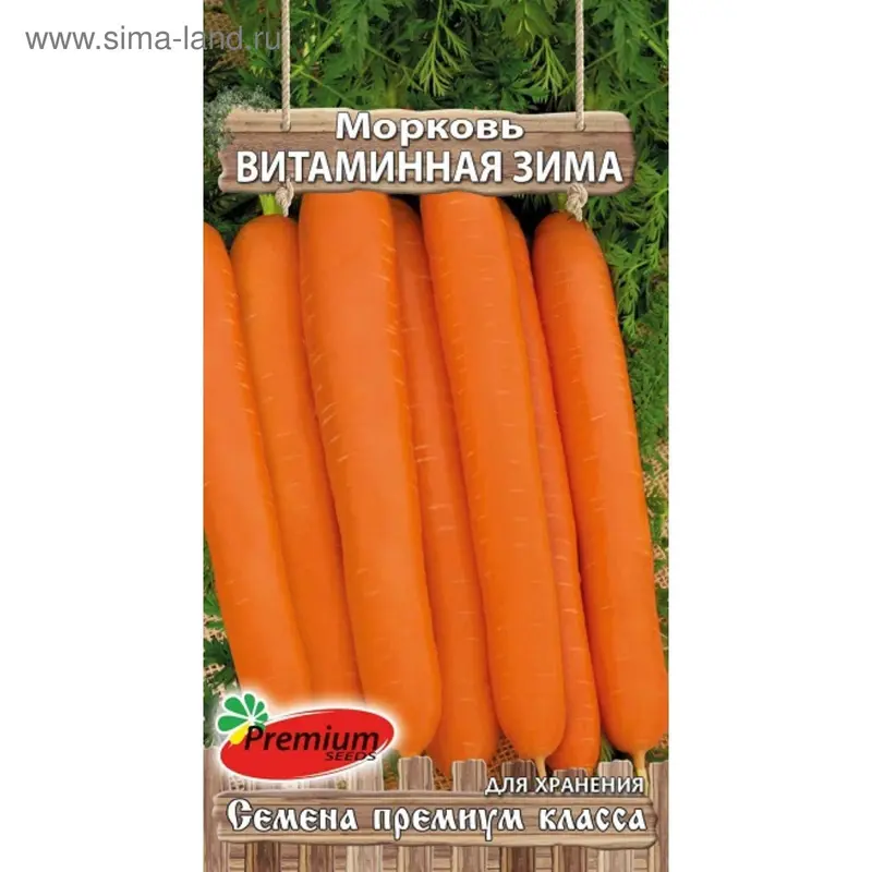 Семена Морковь Витаминная зима, 1гр