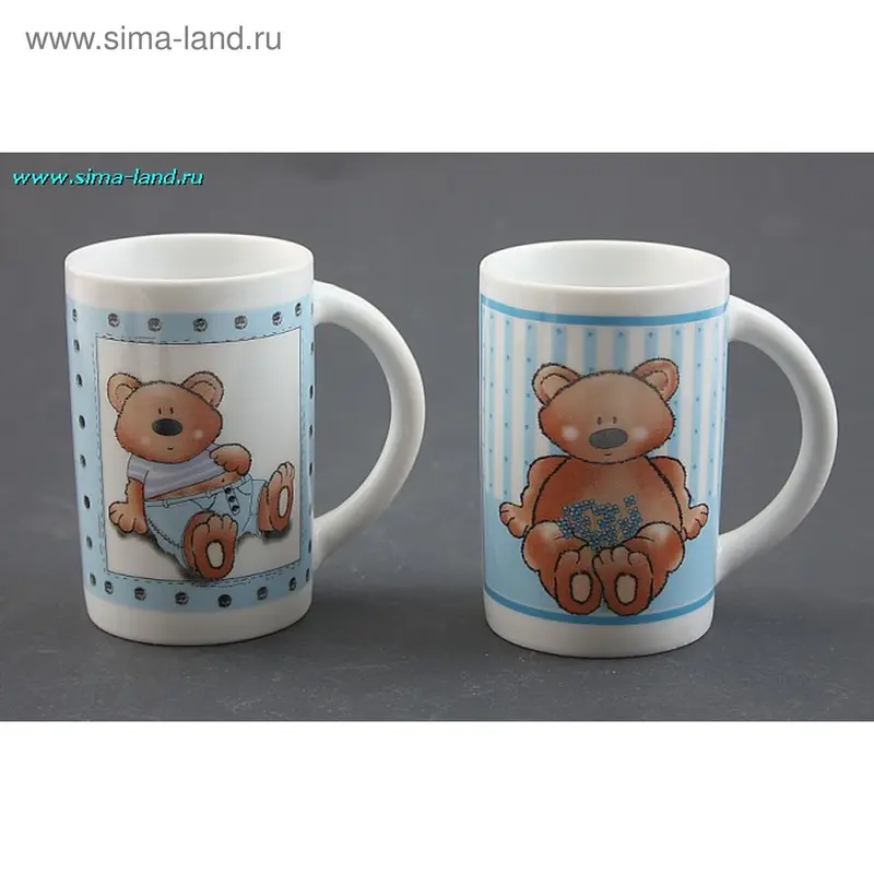 Кружка керамическая «Мишки»
