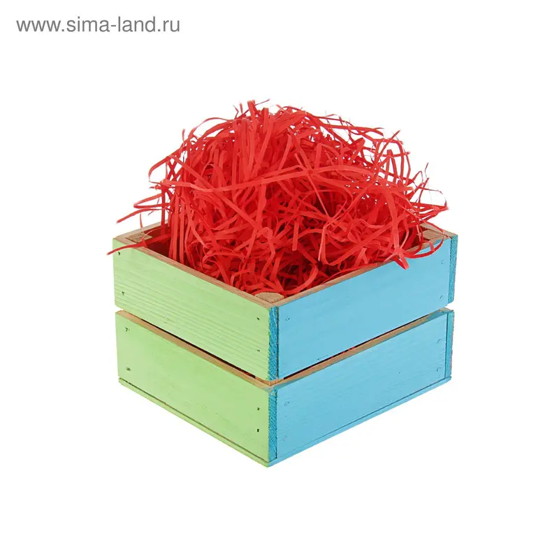 Наполнитель бумажный красно-кирпичный, 500 г