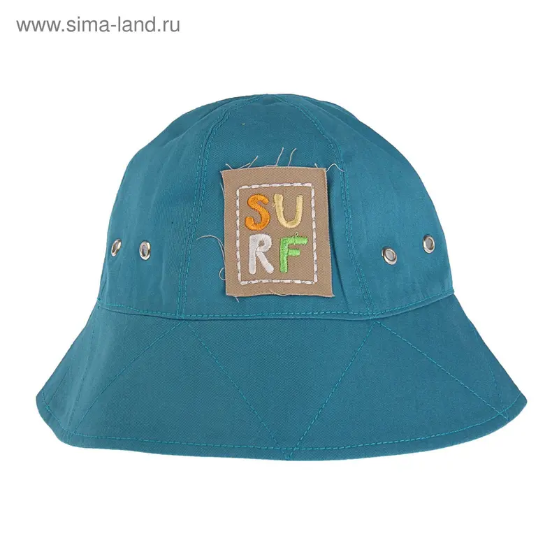 Панама для мальчика, размер 49, цвет бирюзовый 30094010623.R00_М