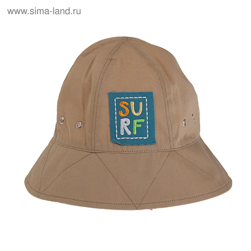 Панама для мальчика, размер 51, цвет бежевый 30094010627.G00_М