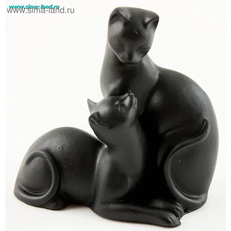 Фигура "Кот и кошка №2" 4х8х9см