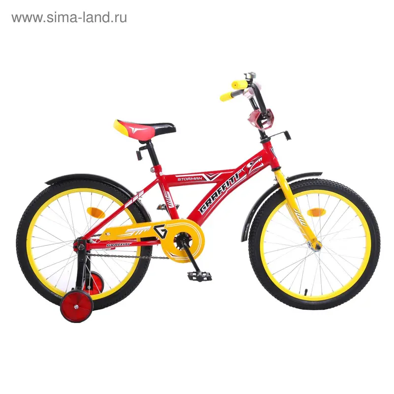 Велосипед 20" Graffiti Storman RUS, цвет красный