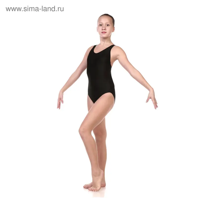 Купальник слитный, размер 34, цвет чёрный