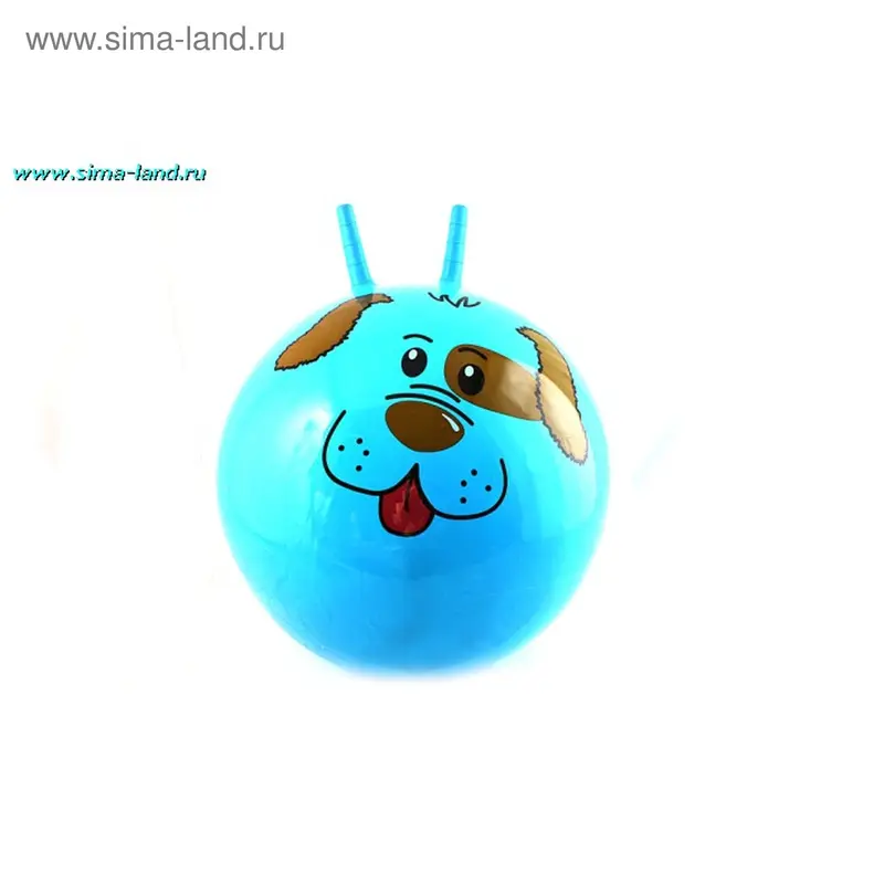 Мяч-попрыгун с рожками, d=60 см